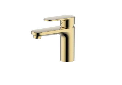 Смеситель для раковины Aquatek Ника AQ1810BG цвет Золото шлифованное