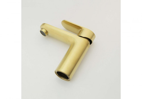 Смеситель для раковины Aquatek Ника AQ1810BG цвет Золото шлифованное