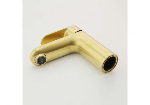 Смеситель для раковины Aquatek Ника AQ1810BG цвет Золото шлифованное