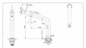 Смеситель для кухни Bravat Ozen F7354388CP-ENG Хром латунь