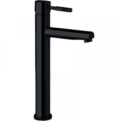 Смеситель для раковины Webert Rimini RI830402560 с донным клапаном Черный матовый латунь