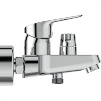Смеситель для ванны Ideal Standard Ceraflex B1740AA Хром латунь на стену