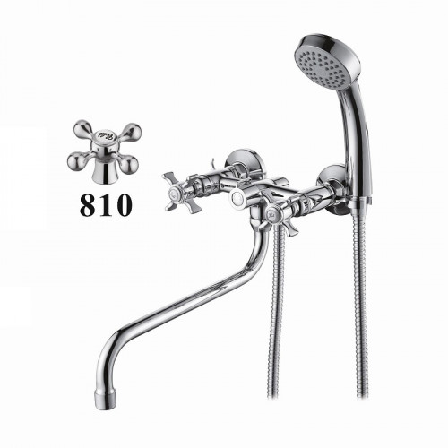 Смеситель для ванны D-Lin D143810 универсальный цвет  Хром