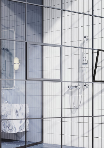 Душевой гарнитур Kludi Nova Fonte 2084005-25 Хром латунь на стену