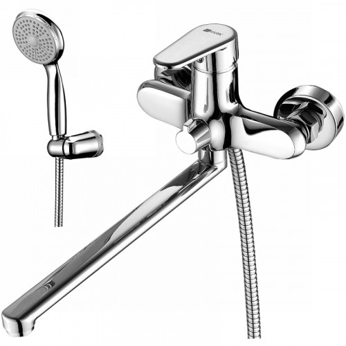 Смеситель для ванны Lemark Point LM0351C универсальный Хром латунь на стену