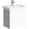 Тумба под раковину Aqwella Smart 50 SRT0105BS подвесная Бетон светлый МДФ / ЛДСП