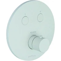 Смеситель для душа Paffoni Compact Box CPT018BO с термостатом цвет Белый матовый