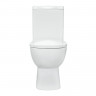 Унитаз компакт Sanita Luxe Quadro WC.CC/Quadro/2-SlimDM/WHT.G/S1 цвет Белый с бачком и сиденьем Микролифт