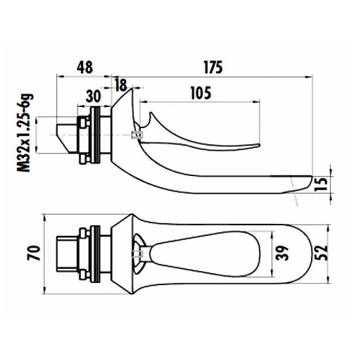 Смеситель для раковины Creavit Foglia FG1401 Хром