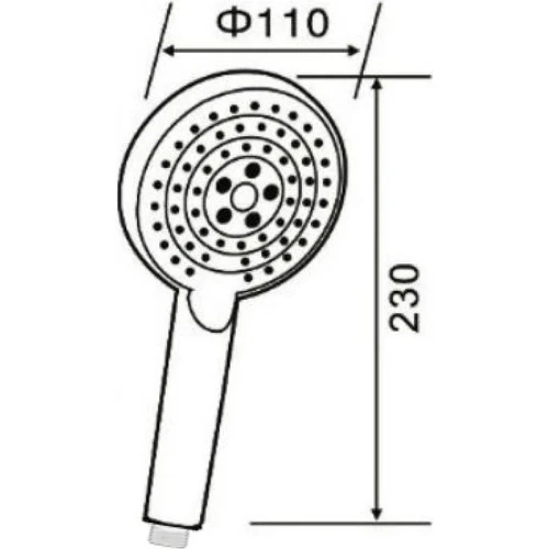 Ручной душ Orange O-Shower S02HS Хром