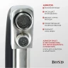 Смеситель для кухни Bond Smart B64-0400 цвет Нержавеющая сталь Черный