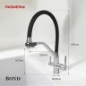Смеситель для кухни Bond Smart B64-0400 цвет Нержавеющая сталь Черный
