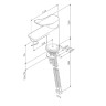 Смеситель для раковины AM.PM X-Joy F85A02155 цвет Титан