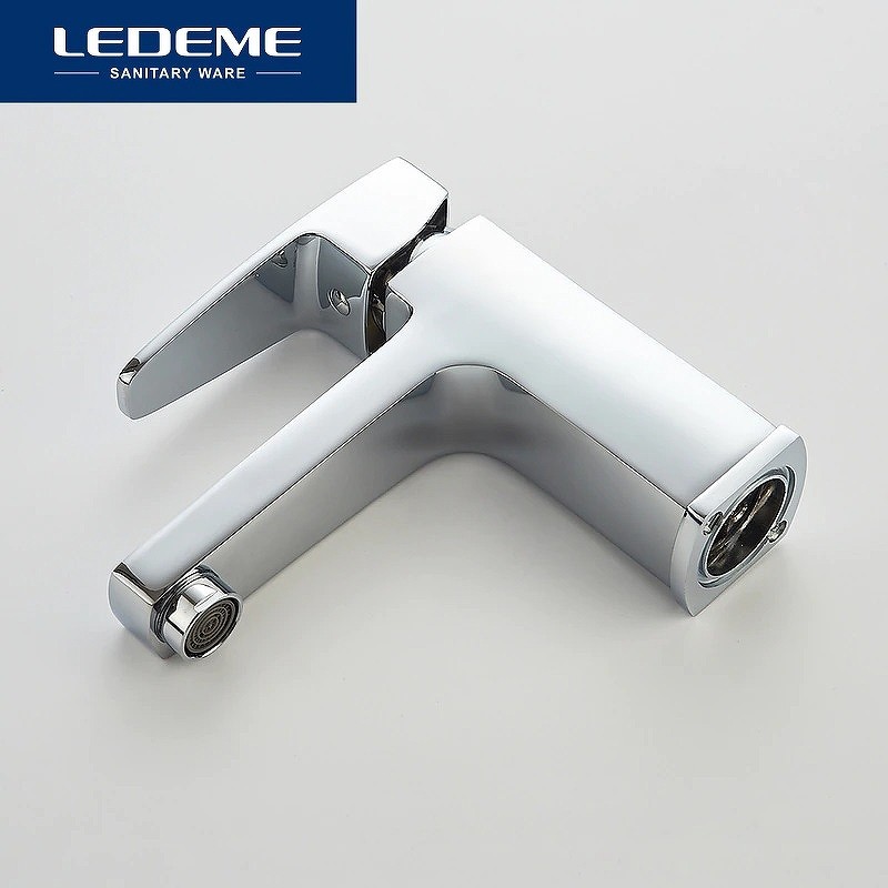 Смеситель для раковины Ledeme H30 1030L Хром латунь