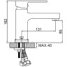 Смеситель для раковины Ledeme H30 1030L Хром латунь