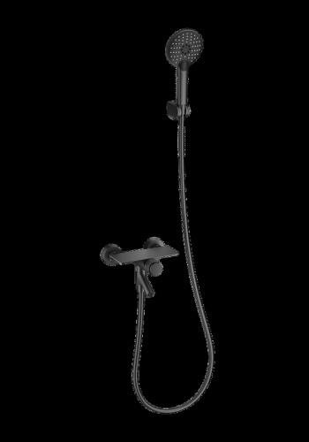 Смеситель для ванны Wonzon &amp; Woghand WW-FE05L221-BGG цвет Темный графит