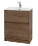 Тумба под раковину BelBagno Kraft 39 60 KRAFT39-600/390-2C-PIA-RT Rovere Tabacco МДФ / ЛДСП
