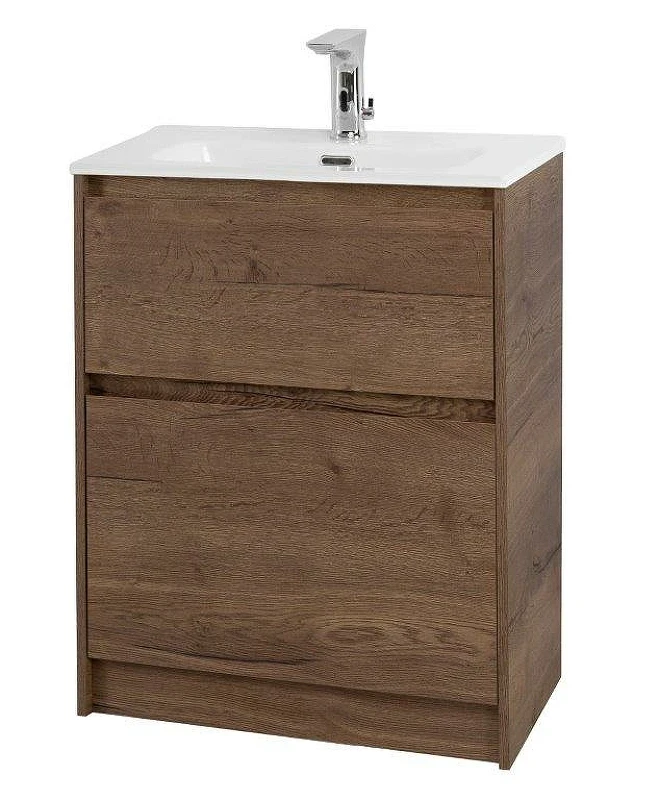 Тумба под раковину BelBagno Kraft 39 60 KRAFT39-600/390-2C-PIA-RT Rovere Tabacco МДФ / ЛДСП