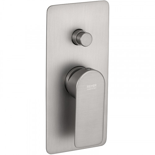 Смеситель для душа Remer Infinity I09KBNPO Никель матовый брашированный латунь встраиваемый