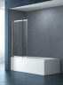 Шторка на ванну Cezares Slider 80 SLIDER-VF-11-80/150-C-Cr профиль Хром стекло прозрачное