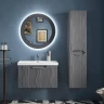 Зеркало Equil Mirage 60 zkMIRAGE.D800 с подсветкой цвет Графит софт с сенсорным выключателем