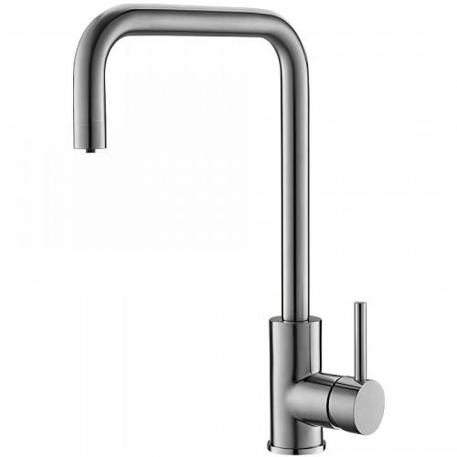 Смеситель для кухни Alveus Dual Sat 1139809 Сатинированная сталь латунь