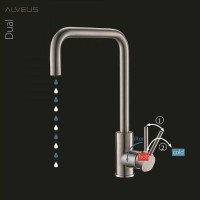 Смеситель для кухни Alveus Dual Sat 1139809 Сатинированная сталь латунь