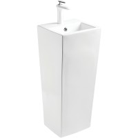 Раковина SantiLine 35 SL-4010 Белая фаянс напольный