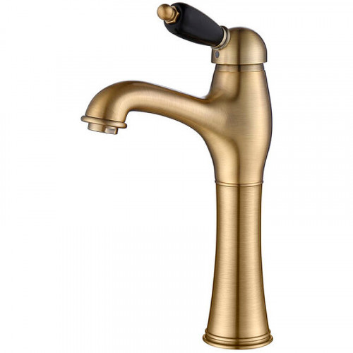 Смеситель для раковины Caprigo Adria-Uno Black Edition 02B-525-vot Бронза латунь