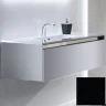 Тумба с раковиной SanVit Кубэ-1 80 kkube1080 в цвете Ral подвесная Черный глянец МДФ / ЛДСП
