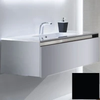 Тумба с раковиной SanVit Кубэ-1 80 kkube1080 в цвете Ral подвесная Черный глянец МДФ / ЛДСП