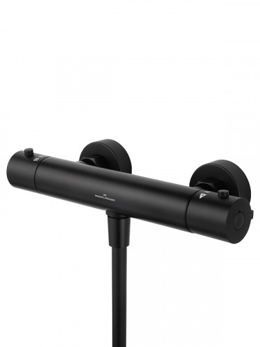 Смеситель для душа Wonzon & Woghand Inn WW-B2065-A-MB с термостатом цвет Черный матовый