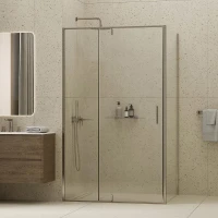 Душевой уголок WasserKRAFT Spree 120х90 14P07 профиль цвет Никель стекло прозрачное