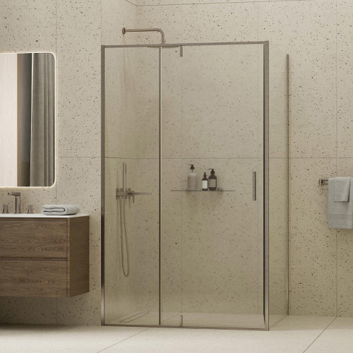 Душевой уголок WasserKRAFT Spree 120х90 14P07 профиль цвет Никель стекло прозрачное