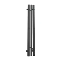 Электрический полотенцесушитель APEXTERMO Delta 800x100 DL10181GF с крючками цвет Графит металлик