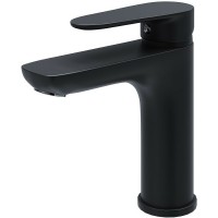 Смеситель для раковины Aringa Рейн AR02009BL Черный латунь