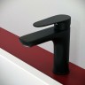 Смеситель для раковины Aringa Рейн AR02009BL Черный латунь