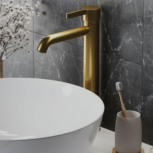 Смеситель для раковины Paini Brera 74PJ205OLL Золото матовое