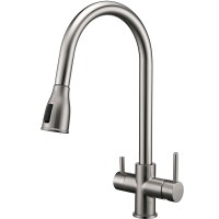 Смеситель для кухни Paulmark Lange La214212-NI Никель латунь