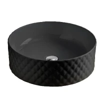 Раковина накладная Artceram Rombo 44 OSL009 17 00 цвет Черный матовый
