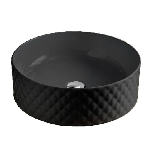 Раковина накладная Artceram Rombo 44 OSL009 17 00 цвет Черный матовый