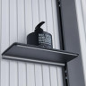 Душевая система Black&White Gravity GH-9005N-GM 9005NGM с термостатом цвет Оружейная сталь