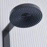 Душевая система Black&White Gravity GH-9005N-GM 9005NGM с термостатом цвет Оружейная сталь