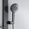 Душевая система Black&White Gravity GH-9005N-GM 9005NGM с термостатом цвет Оружейная сталь