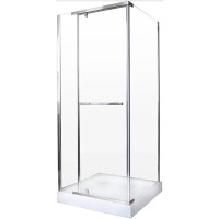 Душевой уголок Ceruttispa 90x90 MIMI ZQ91T 7705 профиль Хром стекло прозрачное