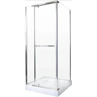 Душевой уголок Ceruttispa 90x90 MIMI ZQ91T 7705 профиль Хром стекло прозрачное
