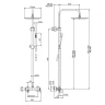 Смеситель для душа Fima Carlo Frattini Flo F3805/1CR цвет Хром