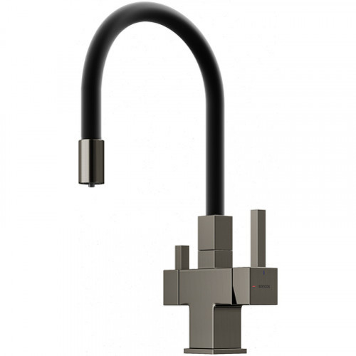 Смеситель для кухни Sancos Arno SC4005GG Вороненая сталь Черный латунь