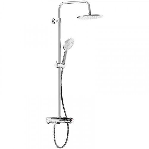 Душевая система Damixa Jupiter 977750000 с термостатом Хром латунь на стену