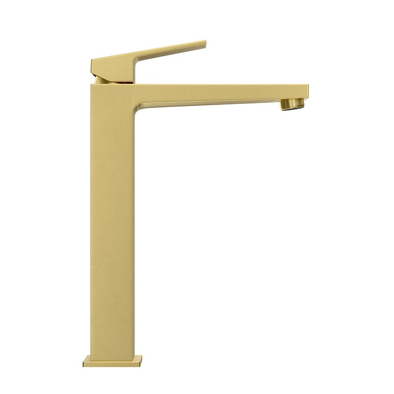 Смеситель для раковины Vitra Minimax Square A4372425EXP цвет Брашированное золото